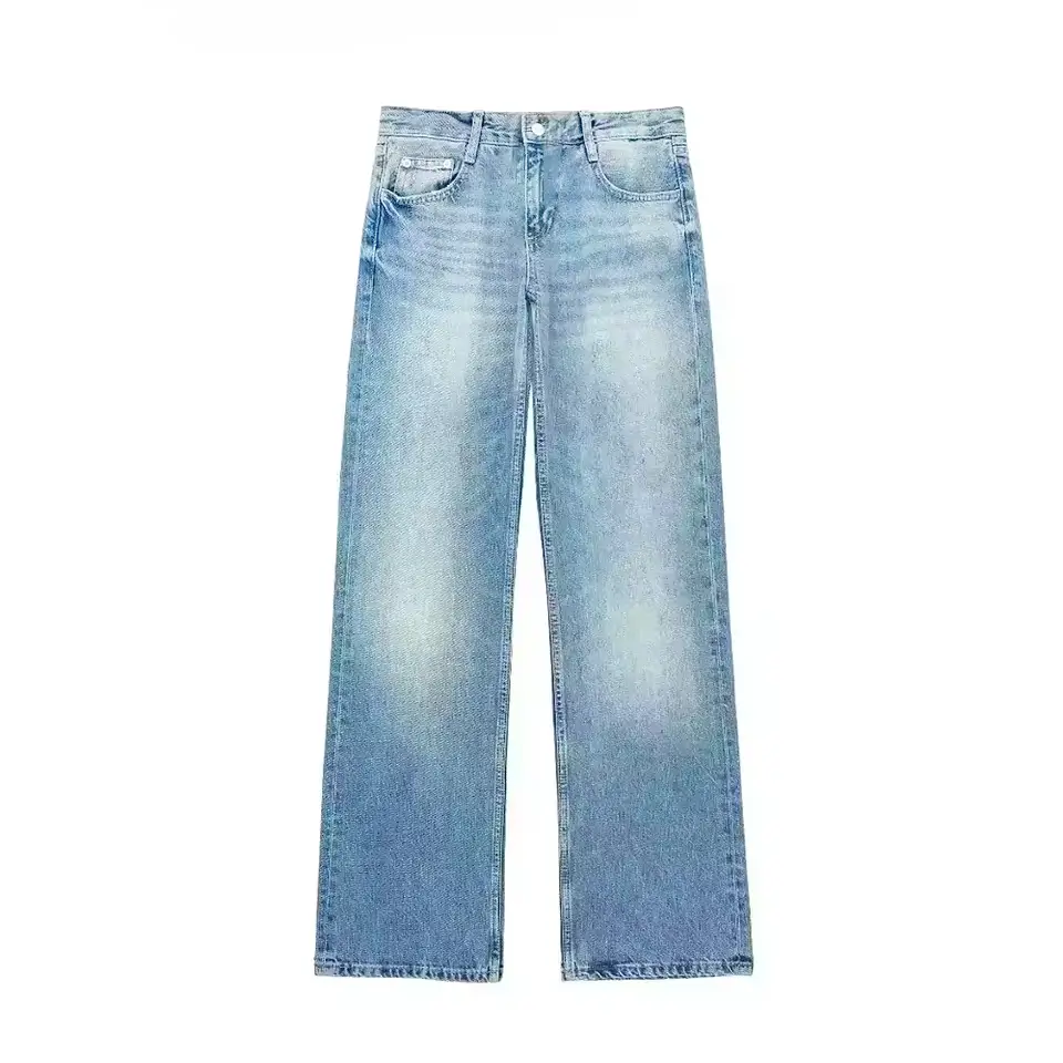 Light-Washed-Baggy-Denim- Light Washed Baggy Denim
