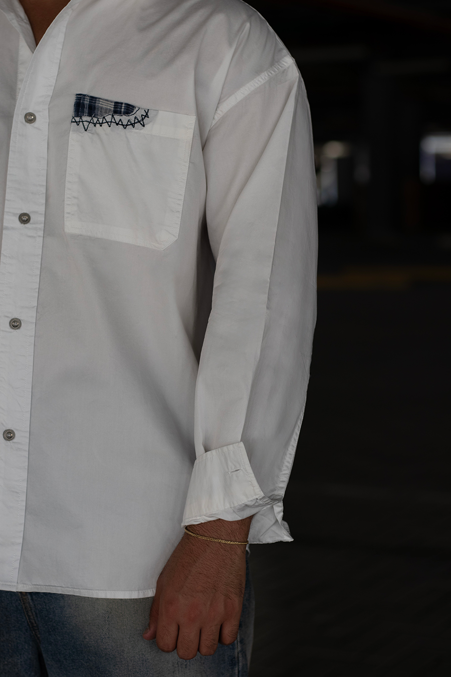 Relaxed Crisp White Shirt for Men
