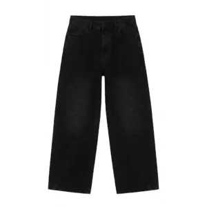 Charcoal Baggy Denim