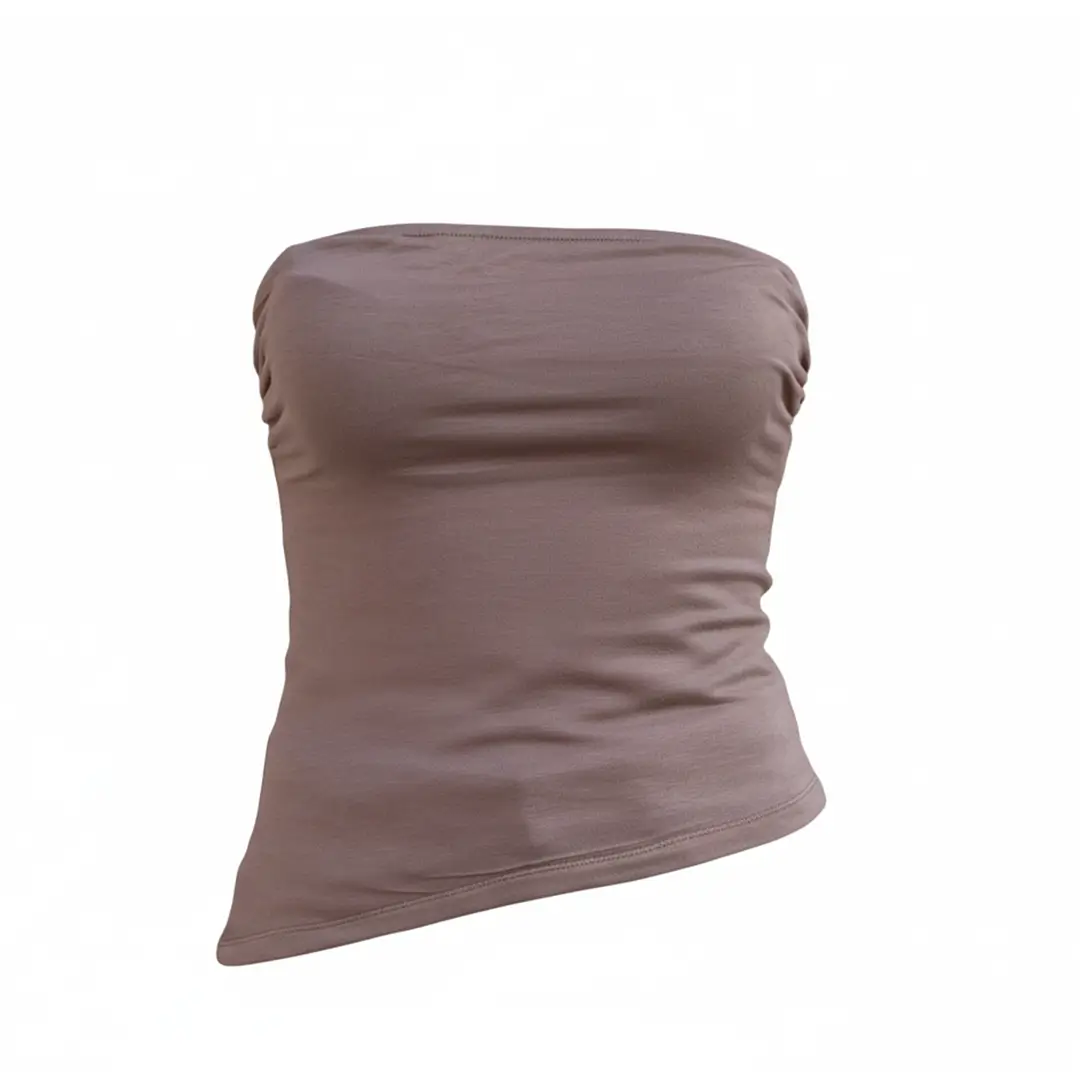 Brown-asymmetrical-top Brown asymmetrical top