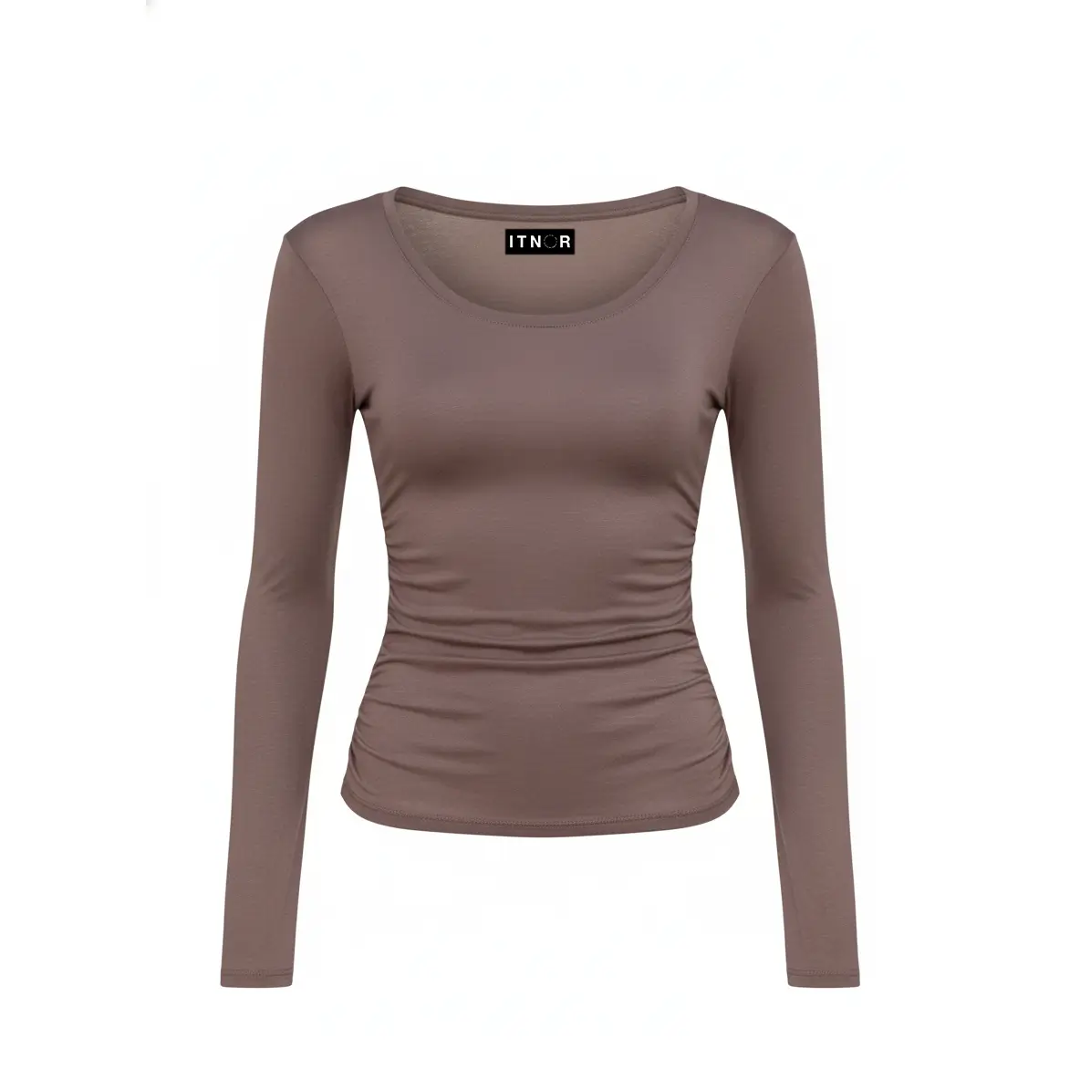 Long-Sleeve-Brown-Shirt