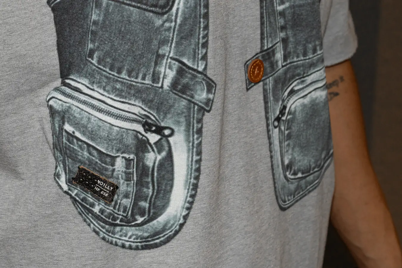 Vest Print Graphic T-Shirt