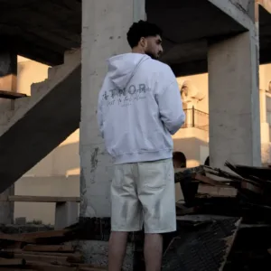 Art of ITNOR Zipper Hoodie in Shadow Grey
