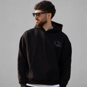 Signature Hoodie in Jet Black