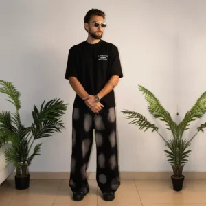 Baggy Denim in Charcoal