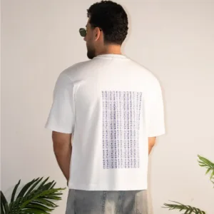 ITNOR Barcode-T-shirt-in-white
